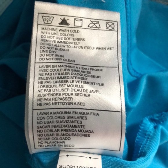 Aqua blue NIKE FIT DRY sports tank - Picture 6 of 7